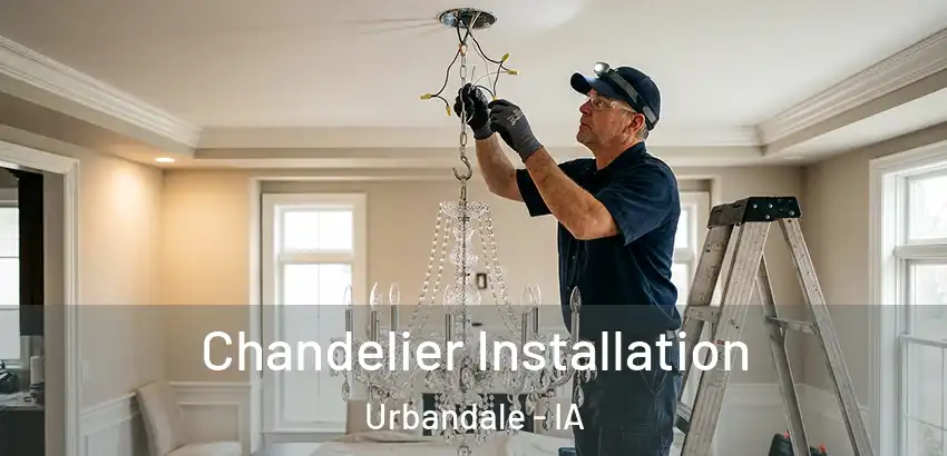 Chandelier Installation Urbandale - IA