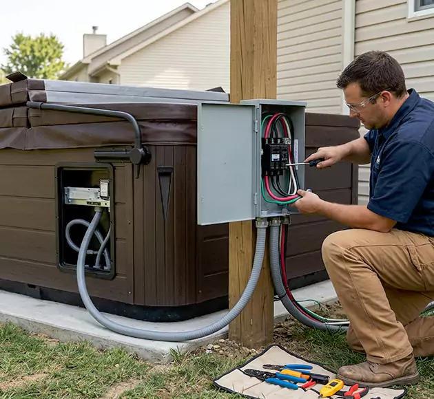 Professional Hot Tub Electrical Installation: Your Local Spa Wiring Team in Urbandale, IA